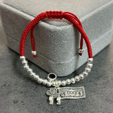 Money At Once Dollar Horse Bracelet Red Thread Hand Jewelry