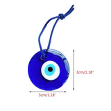 Greek Evil Eye Charm Pendant Lamp Work Glass Car Home Amulet Pendant