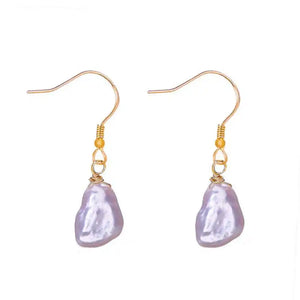 Baroque Pearl Earrings 18k - Classic Mother's Day Gift