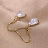 Baroque Pearl Earrings 18k - Classic Mother's Day Gift