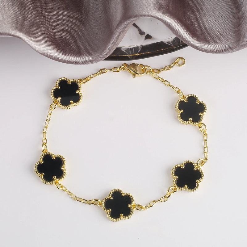 Charm Flower Bracelet for Girls - Wedding Jewelry Gift