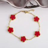 Charm Flower Bracelet for Girls - Wedding Jewelry Gift