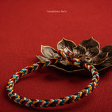Lucky Protection Bracelet Colorful Rope Braided Adjustable Personalized