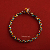 Lucky Protection Bracelet Colorful Rope Braided Adjustable Personalized