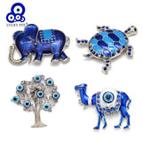 Evil Eye Sun Tortoise Elephant Magnet for Home Living Room