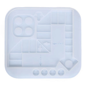 Ludo Crystal Epoxy Resin Mold Children Game Silicone Mould DIY Crafts