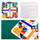 Ludo Crystal Epoxy Resin Mold Children Game Silicone Mould DIY Crafts