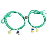 Luminous Astronaut Rope Couple Bracelet Gift Set