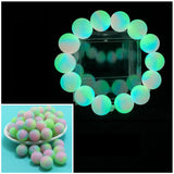 Glow In The Dark Silicone Beads 100pc DIY Necklace BPA-Free