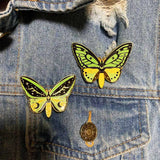Luminous Butterfly Brooches Glow in Dark Insect Backpack Bag Brooch Pins