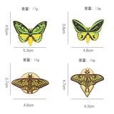 Luminous Butterfly Brooches Glow in Dark Insect Backpack Bag Brooch Pins