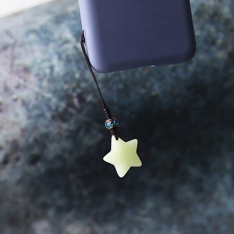 Luminous Star Phone Chain Keychain Bag Pendant