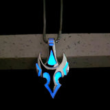 Luminous Cross Anchor Pendant Men Hip Hop Accessories