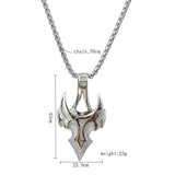 Luminous Cross Anchor Pendant Men Hip Hop Accessories
