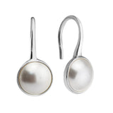 Luminous Droplets Pearl Earrings 925 Sterling Silver Jewelry For Woman