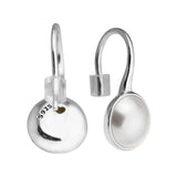 Luminous Droplets Pearl Earrings 925 Sterling Silver Jewelry For Woman