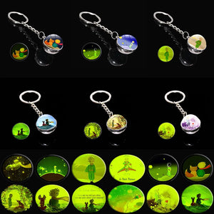 Little Prince Time Stone Keychain Handbag Pendant