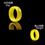 Pink Glow Resin Ring Green Men Women Fluorescent Glowing Jewelry