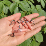 Luminous Stone Charms Hexagonal Column Chakra Healing Pendant