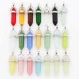 Luminous Stone Hexagonal Column Crystal Pendant