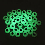 Star Acrylic Beads 500pcs DIY Jewelry 4*7mm Flat Coin Round Plastic Bracelet