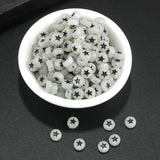 Star Acrylic Beads 500pcs DIY Jewelry 4*7mm Flat Coin Round Plastic Bracelet
