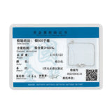 S925 Sterling Silver Knot Bracelet 17+4CM Crystal