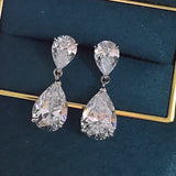 Luomansi High Carbon Diamond Silver Earrings S925 Jewelry
