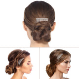 Lurrose 10pcs Hair Side Clip Combs 14 Teeth Bridal Wedding Veil Comb