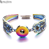 Luwellever 5.5cm Dia. 168 Metal Bracelet Magnet Bangle for Women