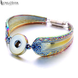 Luwellever 5.5cm Dia. 168 Metal Bracelet Magnet Bangle for Women