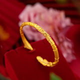 24K Yellow Animal Bracelet Fox Bracelets for Women's Not Fade