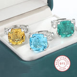Stylish Colorful Zircon Ring for Women
