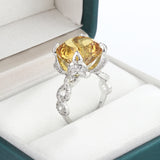 Stylish Colorful Zircon Ring for Women