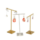 Metal Gold/Silver Earrings Jewelry Stand Earrings Ring Storage