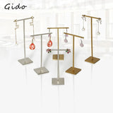 Metal Gold/Silver Earrings Jewelry Stand Earrings Ring Storage