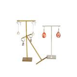 Metal Gold/Silver Earrings Jewelry Stand Earrings Ring Storage