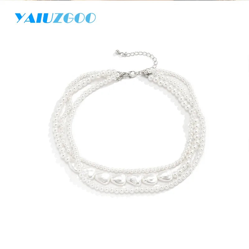 Pearl Necklace For Women Wedding Gift Girls Jewelry