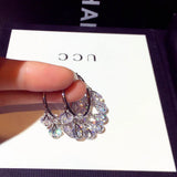 Zircon Tassel Earrings Versatile Pendant Flash Small Jewelry