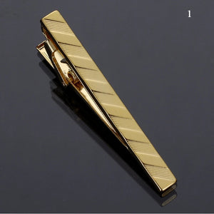 Classic Style Tie Clip Pin Clasp Business Necktie Metal Men Jewelry