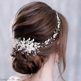 Bridal Flower Headband Tiara Wedding Hairband