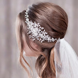 Bridal Flower Headband Tiara Wedding Hairband