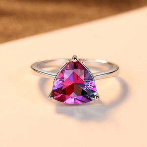 925 Silver Heart Rings for Women Wedding Engagement Acessories
