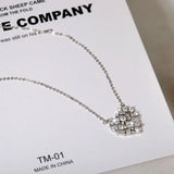 4ct Sapphire Heart Pendant Necklace - Anniversary Gift