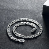 925 Silver Men's Necklace 10MM Width 20/24 in Jewelry Wedding Christmas