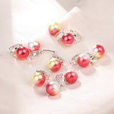 10Pcs Gradient Pearl Hair Pins Claws Wedding Bridal Bridesmaid Hair Decoration