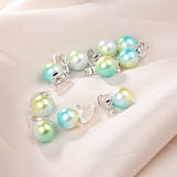 10Pcs Gradient Pearl Hair Pins Claws Wedding Bridal Bridesmaid Hair Decoration