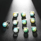 10Pcs Gradient Pearl Hair Pins Claws Wedding Bridal Bridesmaid Hair Decoration