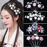 10pcs/Set Flower Hair Pins Bridal Wedding Clips Bridesmaid Decoration Gift