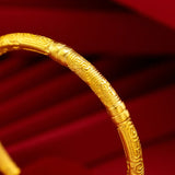 14k Original Bracelet for Women Wedding Bangles High Jewelry Bijoux Femme